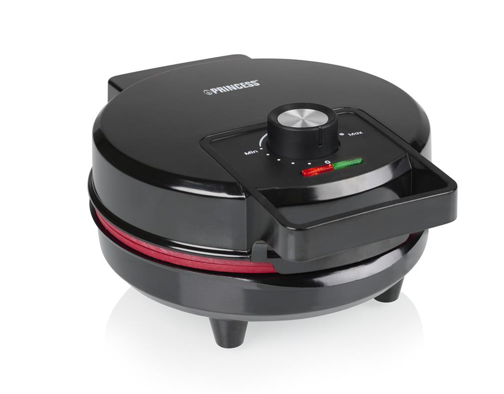 Princess Wafelijzer Hartvormige Wafels - Zwart - ⌀19 cm - 1200W