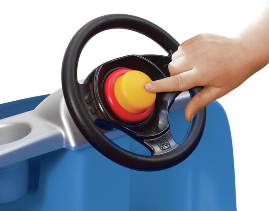 Step2 Whisper Ride Loopwagen in Blauw - Duwauto / Loopauto met duwstang - Voor kinderen vanaf 1,5 jaar