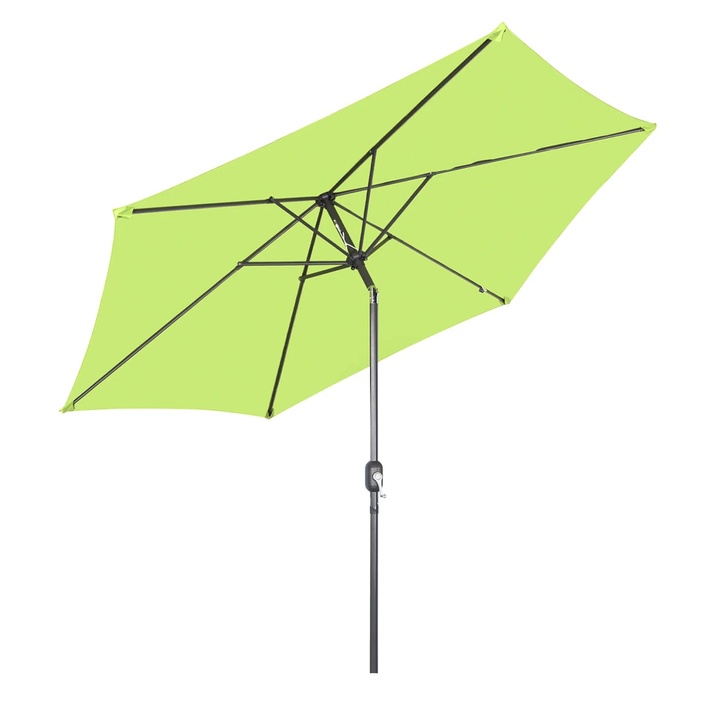 Angel Living 300cm Zweefparasol Rechthoekig - Parasol met Kruisvoet en Draaibare Arm - Rood