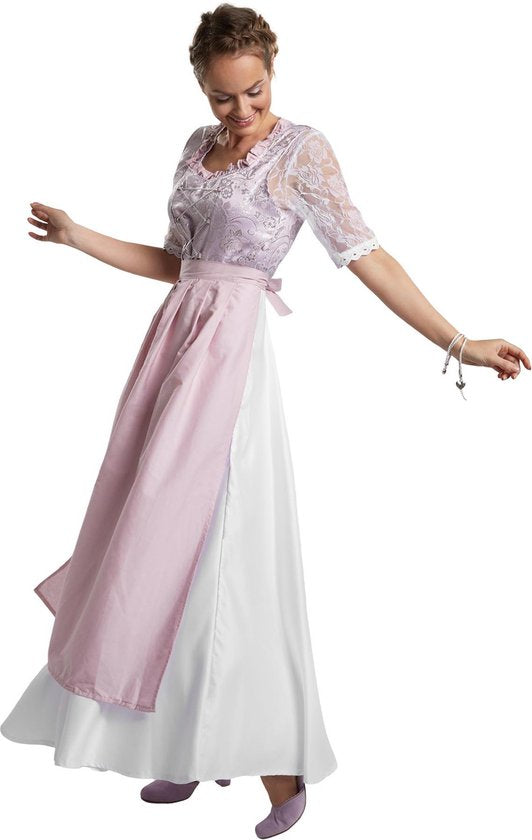 dressforfun - Maxi-Dirndl Neuschwanstein model 2 XL - verkleedkleding kostuum halloween verkleden feestkleding carnavalskleding carnaval feestkledij partykleding - 304648