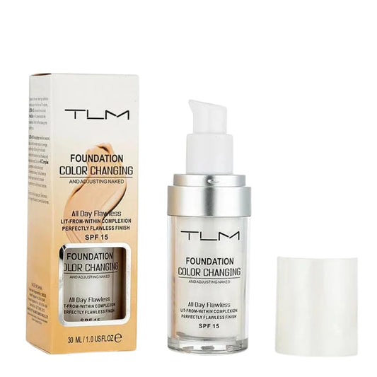 Faas TLM Foundation - Kleurveranderende Foundation - Past Zich Aan Huidtint Aan - Hydraterend & Hypoallergeen - 24 Uur Houdbaar - Waterdicht - Ultra HD Make-up - Sun Protection Factor 15