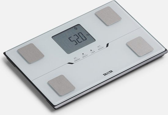 Slimme Weegschaal met Lichaamsanalyse - Japanse Technologie - Personenweegschaal Digitaal - met App - Nauwkeurig voor Gezondheidsmonitoring - TANITA® - BC-401 Wit