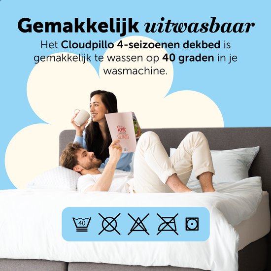 Cloudpillo 4 Seizoenen Dekbed - 3D Air Mesh - 260x220 cm - Tweepersoons Dekbed - Zomerdekbed & Winterdekbed