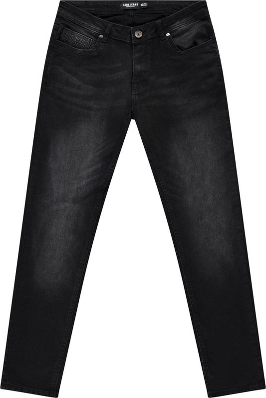 Cars Jeans Kirk Regular Fit Jeans W38-L34 - Black Used - Straight Fit Heren Jeans