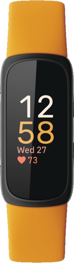 Fitbit Inspire 3 - Activity tracker - horloge met stappenteller - Geel