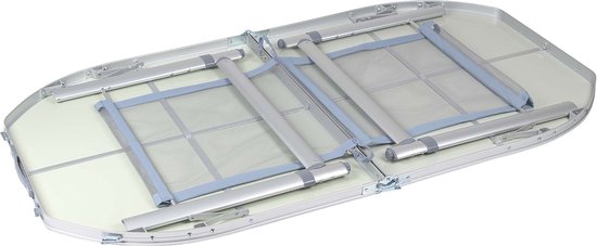 Bo-Camp - Tafel - Premium - Ovaal - Koffermodel - 150x80 cm