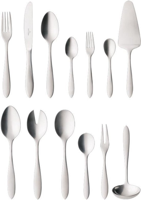 Villeroy & Boch Arthur Bestekset - 68 delig - Geborsteld RVS