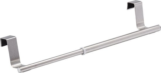 Wenko handdoekstang uitschuifbaar large - Zilver - Ophangen zonder boren | Uitschuifbaar