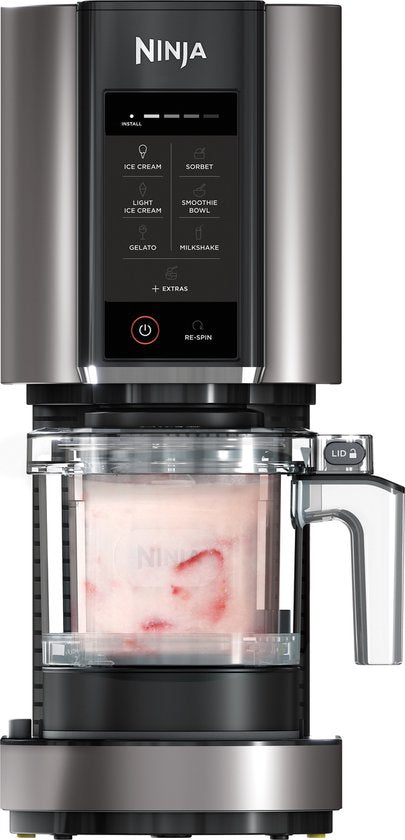 Ninja Creami - 7-in-1 IJsmachine - Ice Cream Maker voor Roomijs, Milkshake, Smoothie Bowl en meer - Foodi - NC300EU