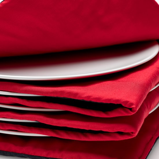 Solis Turbo Heat Bordenwarmer - Snel Opgewarmd - Betere Smaken - Gemakkelijk Wasbaar - Timerfunctie - Rood/Antraciet