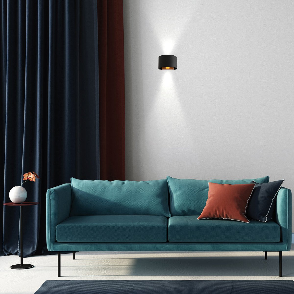 Steinhauer wandlamp Muro - zwart - metaal - 3364ZW