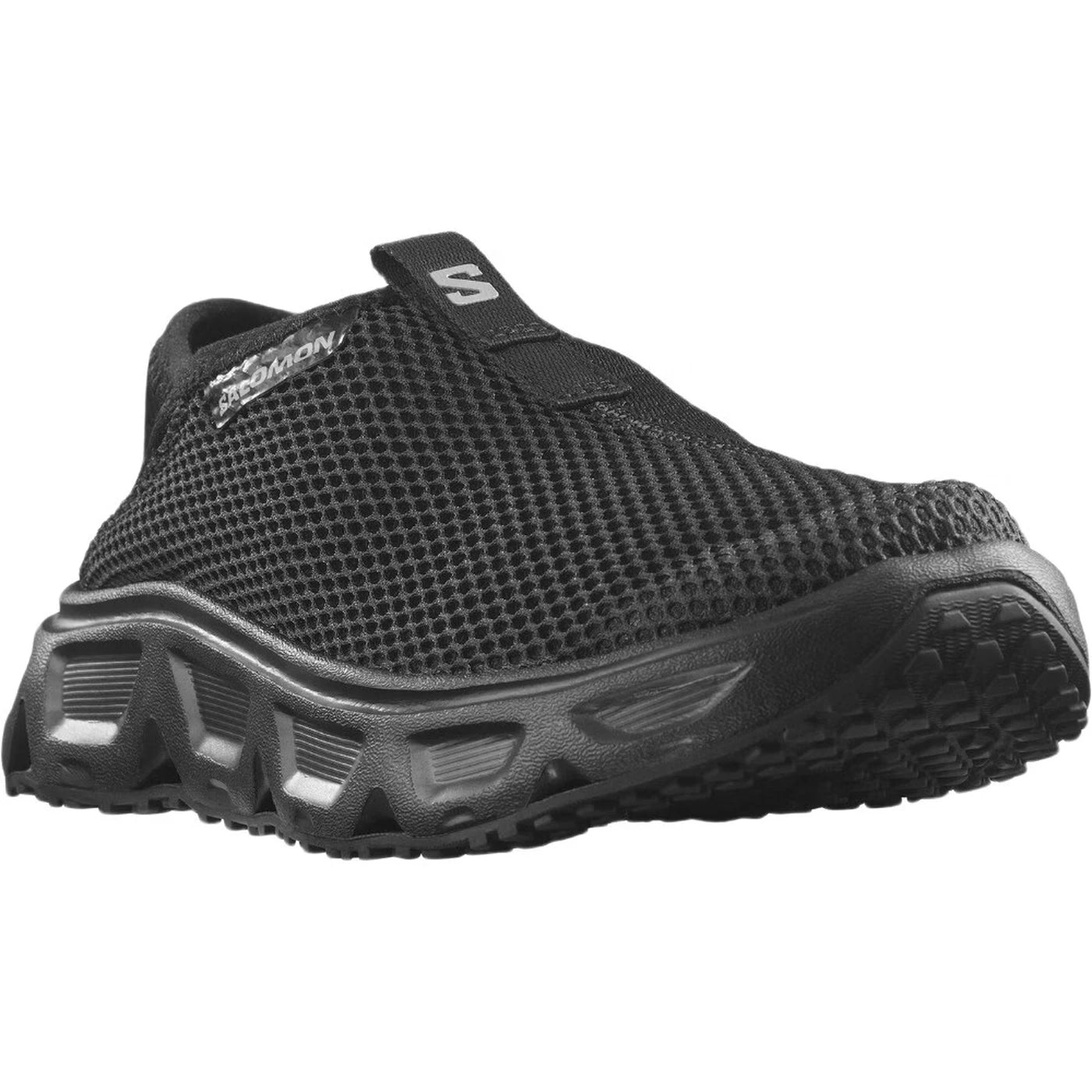 Salomon Reelax Moc 6.0 Herstelschoenen Dames - Zwart - Instapmodel met Inklapbare Hak - Ademende Mesh - maat 37 1/3