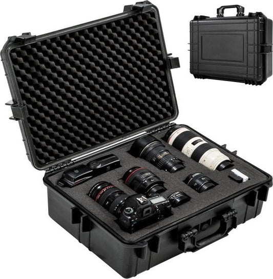 TecTake - fotokoffer - zwart - waterdicht - 402412