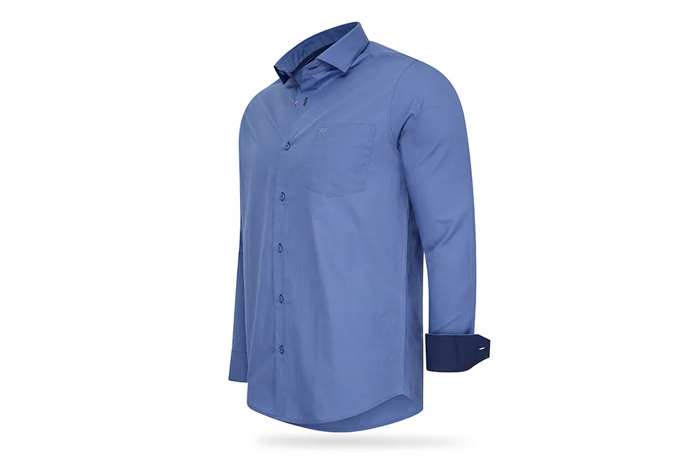 Cappuccino Italia - 2XL - Overhemd - Blauw