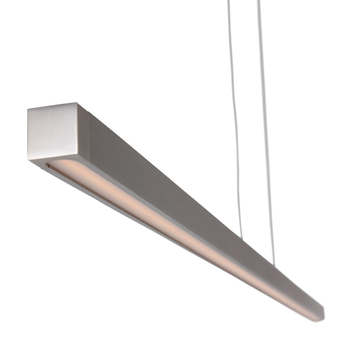 Minimalistische stalen hanglamp Danske 2745ST - 114 cm, uitschuifbaar, in hoogte verstelbaar - Mexlite