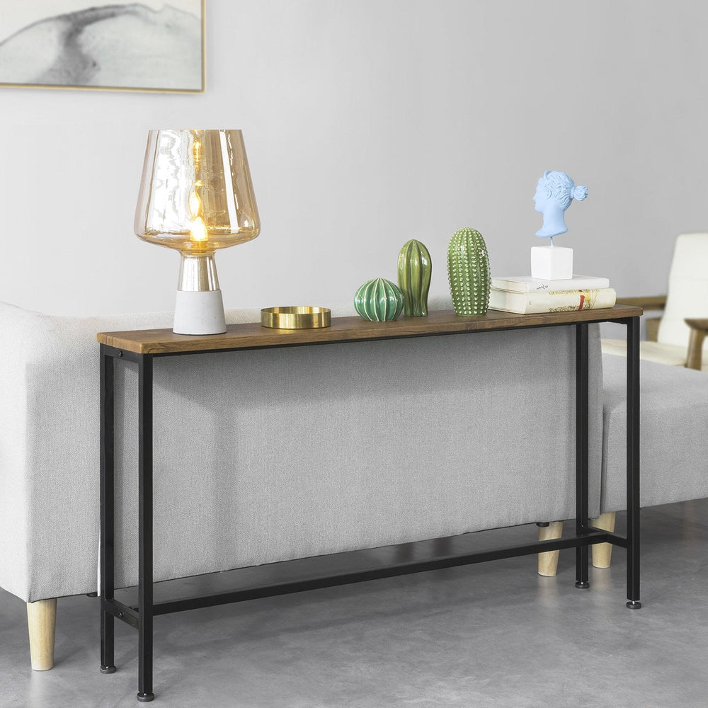 SoBuy FSB19-N Console Tafel - MDF - 120x20x65 cm - Industrieel