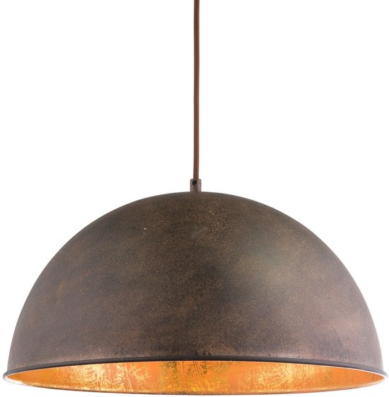 Globo - hanglamp - Xirena I - bruin - metaal - Ø 41cm - E27 - 58307H