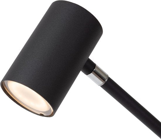 Lucide TIPIK - Oplaadbare Vloerlamp - Accu/Batterij - LED 3 StepDim - 1x3W 2700K - Zwart