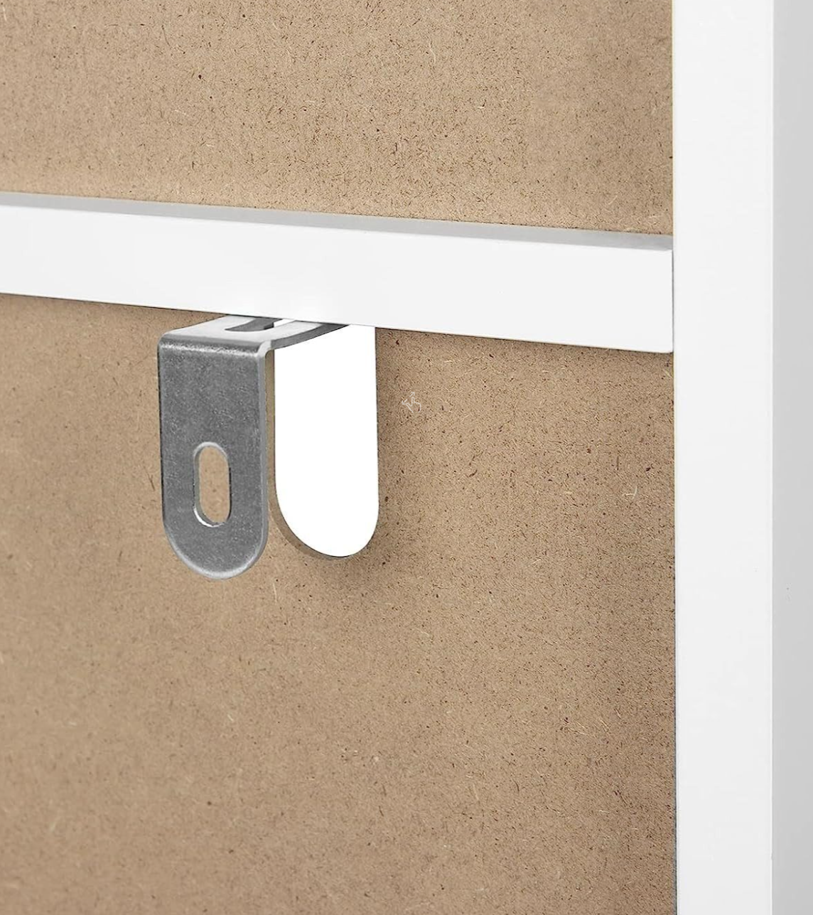 Eugad Kinderboekenrek – 3 Vakken – MDF – Wit – 58,5x81x18 cm