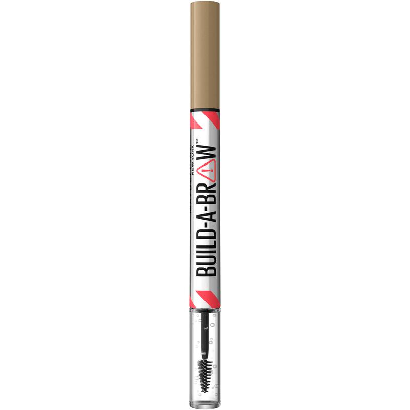 Maybelline Build-a-Brow 2-in-1 Wenkbrauwpen & Fixeergel - 250 Blonde - Waterproof - Tot 24 Uur
