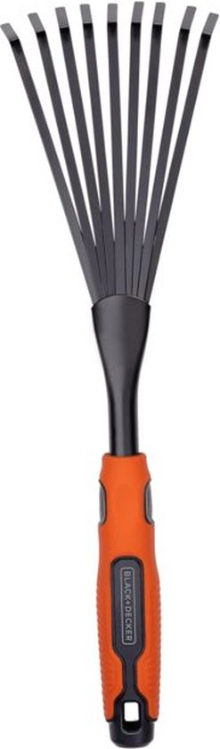 BLACK+DECKER Handhark - 38,8 CM - Ergonomische Handgreep - Makkelijk op te Hangen - Zwart/ Oranje