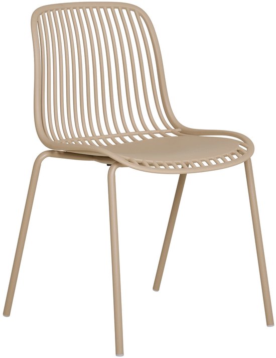 House Nordic Branson Stapelstoel - 55x47x82cm - Zand
