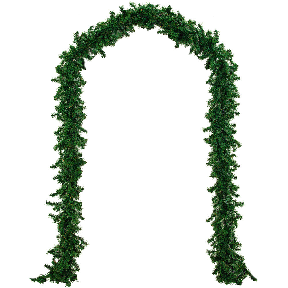 Casaria Kerstguirlande - 5m 100 LED´s-Dennennaalden Groen – Warm wit