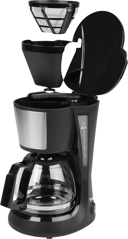 Tristar Koffiezetapparaat filterkoffie 600W - CM-1281 - 0,75L, 6 koppen - Camping geschikt - Zwart