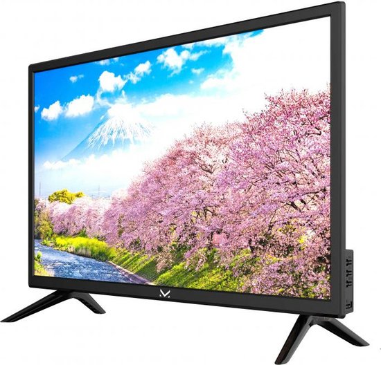 Majestic 27 Inch 4K UHD LED TV - TVD 227 T2 - DVB-T/T2 Tuner - 3x HDMI - USB Mediaweergave -  Zwart
