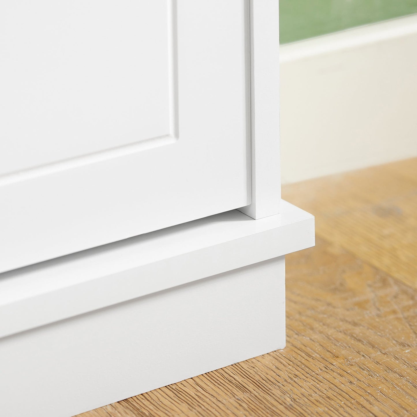 SoBuy Schoenenkast met 2 Lades - MDF - 76 x 18 x 78 cm - Wit