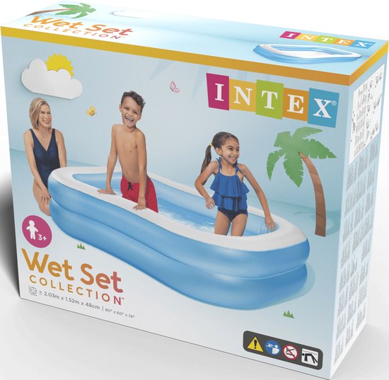 Intex Swim Center Family Opblaaszwembad - 203 x 152 x 48 cm