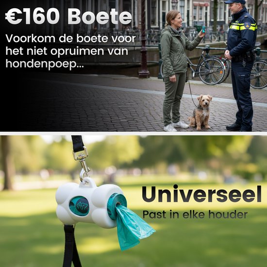 Hondenpoepzakjes Afbreekbaar - 600 Stuks Hondenzakjes - Lavendel Kakzakjes - Dog Poop Bags - Kat en Hondenpoep