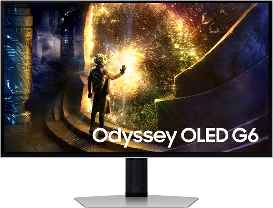 Samsung Odyssey G6 LS27DG612SUXEN - QHD OLED Gaming Monitor - 240Hz - 27 Inch