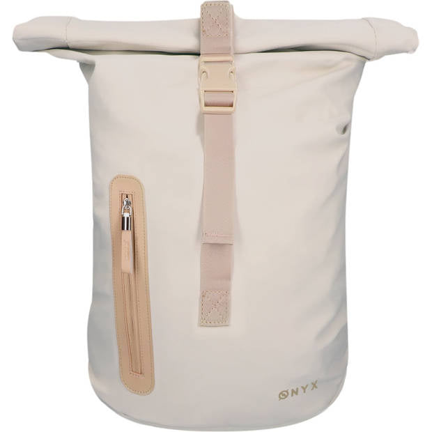 ONYX Rolltop Rugzak 25 tot 40L - Met Laptopvak - Verstelbare Rugtas - Reistas - Waterbestendig en Duurzaam - Sand