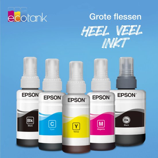 Epson T6642 EcoTank Cyan ink bottle