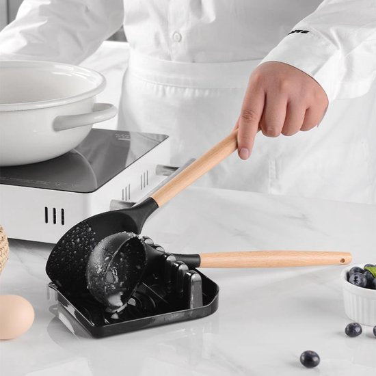 VAIVE Kookgerei set 13-delig met Houder - Keukengerei Set - Garde - Spatel Silicone