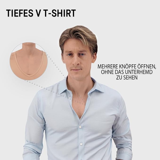Fibershirts Anti-Zweet Ondershirt Heren – Maat M – Met ArmPads Pro & SILVADUR