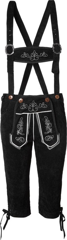 Dressforfun Lederhose Tegernsee XL - verkleedkleding kostuum halloween verkleden feestkleding carnavalskleding carnaval feestkledij partykleding - 302818