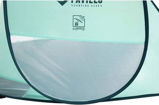 Bestway Pop-up Strandtent - Pavillo - 200x120x90 - Groen - UPF 80 Zonbescherming - 2 Personen