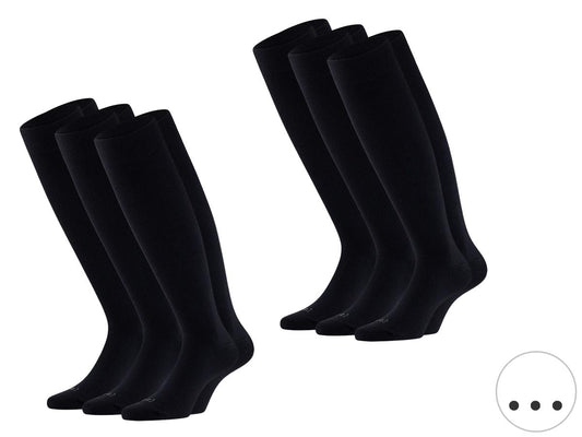 Comfort Essentials Merinowollen Kniekousen - Duurzaam & Comfortabel - maat 43-46 - dark melange