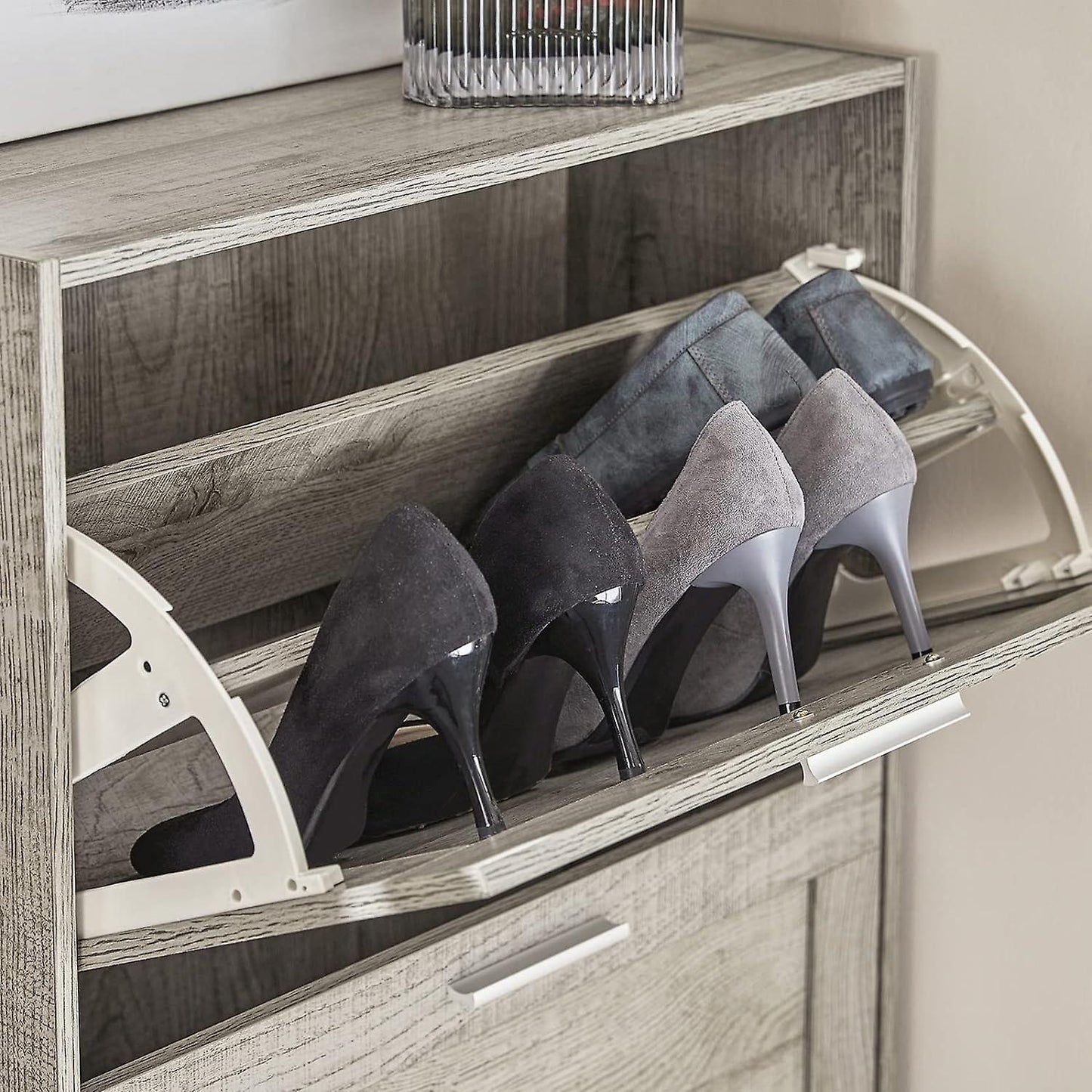 SoBuy  Schoenenrek Schoen opbergkast Organizer Unit - FSR137-HG - B60 x D23 x H79cm