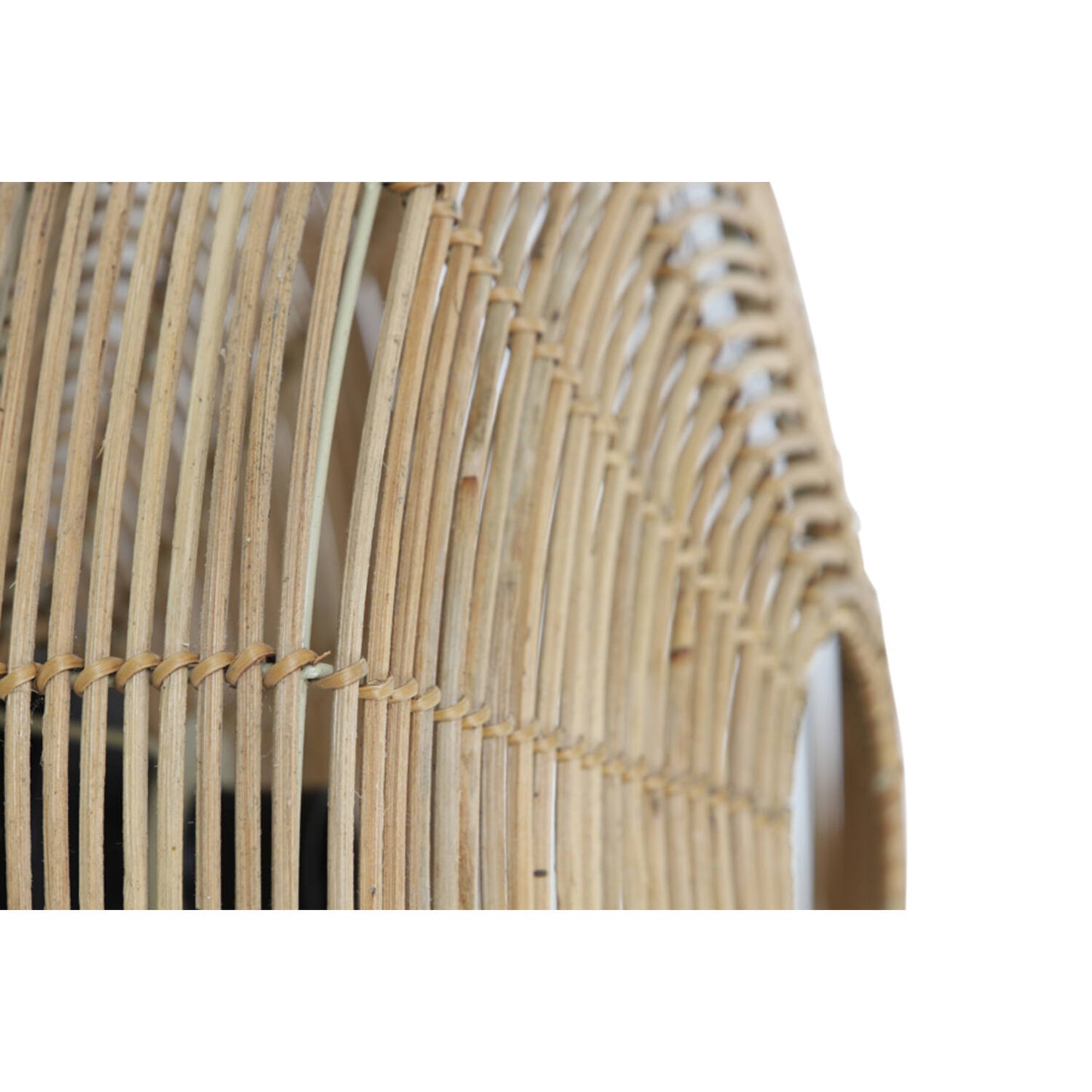 Light & Living Wandlamp Mataka – Ø 60 cm – Gevlochten Rotan In Naturel/Bruin – Moderne Ronde Wandlamp Voor Sfeervol Lichteffect – Exclusief Lichtbron – E27 Fitting