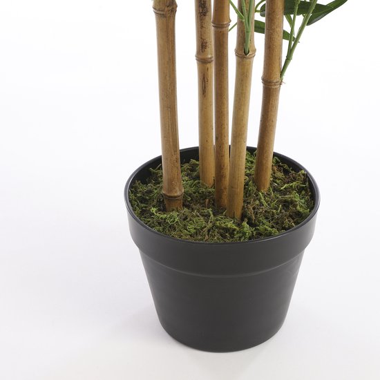 Mica Decorations Bamboe Kunstplant - H155 x Ø90 cm - Groen