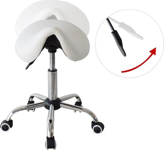 Zadelkruk ergonomisch - kapperskruk - werkkruk - tabouret - hoogte instelbaar