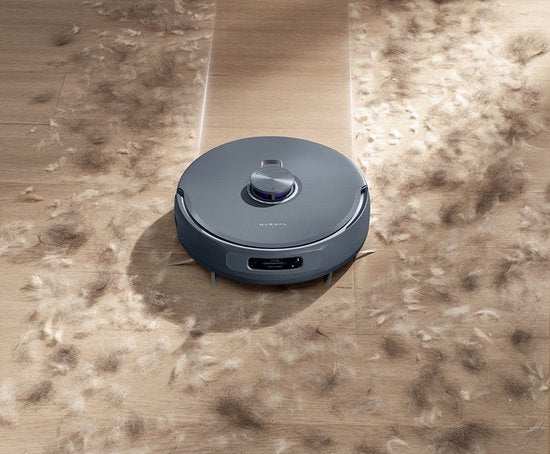 Narwal Freo Z10 Ultra Robotstofzuiger met Zelflozend Basisstation, 18.000Pa Zuigkracht, AI Vision, DirtSense Technologie, Klitvrije Borstel, 45-75°C Heet Water Wassen, LDS Navigatie, 8N Dweilen, Grijs