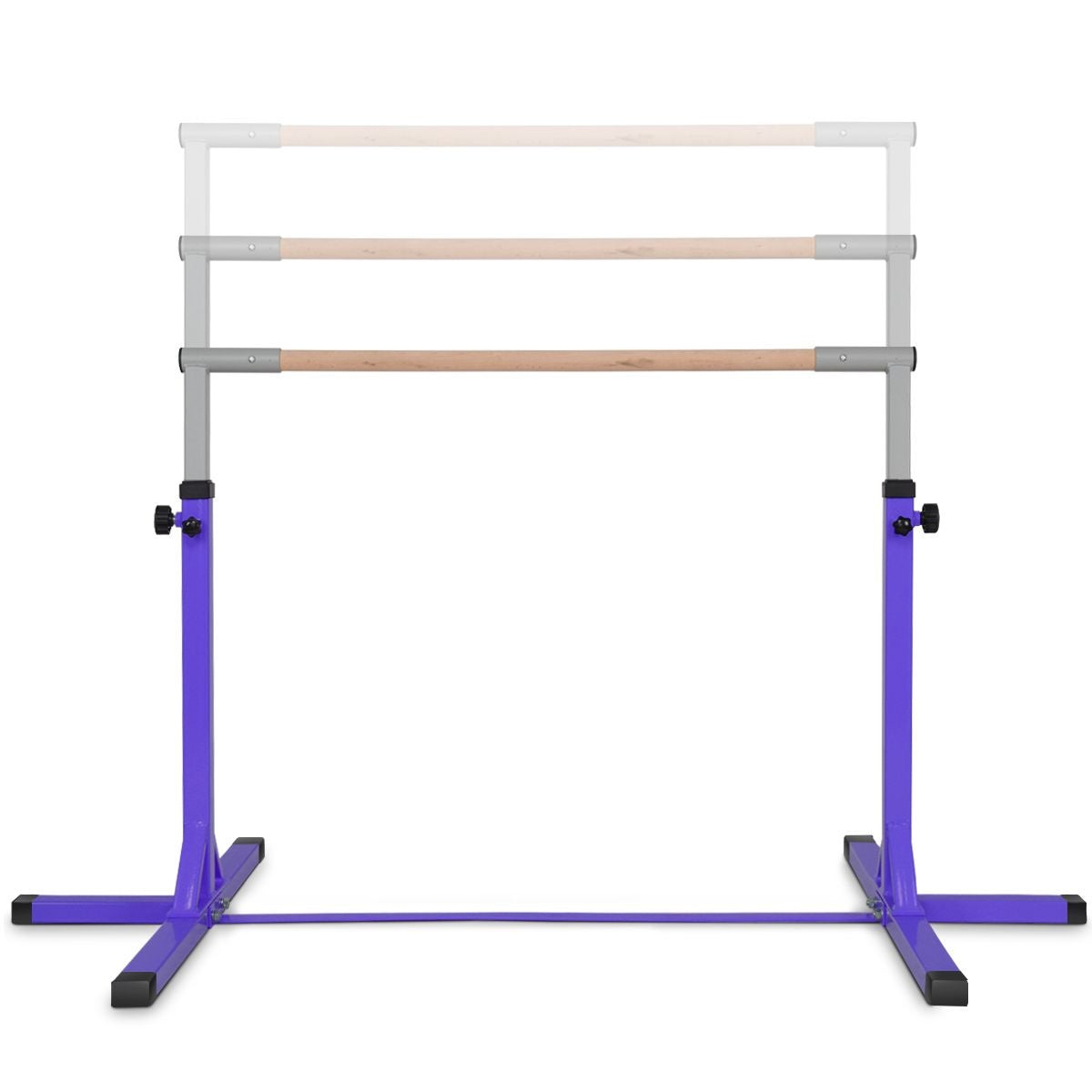 Coast Gymnastiekrek – Verstelbare Rekstok 91-150 cm – Draagvermogen 100 kg – 200 x 121 x 150 cm – Paars