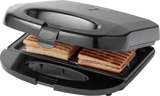 Tomado TGS2000B - Tosti ijzer - Grillapparaat - PFAS vrij - Tosti apparaat - 21,5 x 12 cm - 750 watt - Zwart