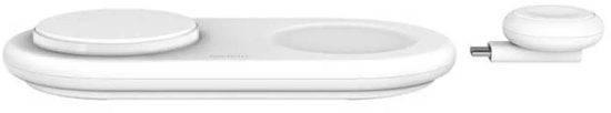 Belkin 3-in-1 Draadloze Lader met Qi2 15W – Magsafe compatibel - Wit