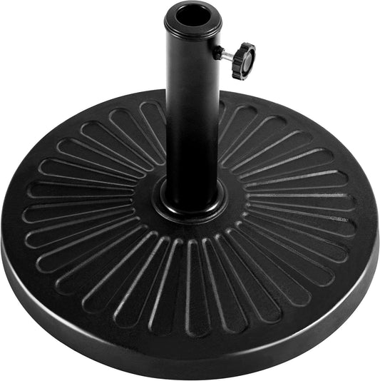 Yaheetech Parasolstandaard Rond - 10 kg - Ø44,5 cm - voor Parasolstokken 38/48 mm
