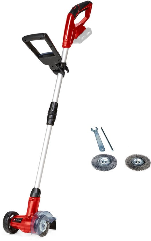 Einhell Accu Voegenreiniger GE-CC 18 Li Solo - Power X-Change - 18V/Li-ion - 1200 t/min - Borsteldiameter: 10 cm - Incl. staal- en nylonborstel - Excl. accu en lader